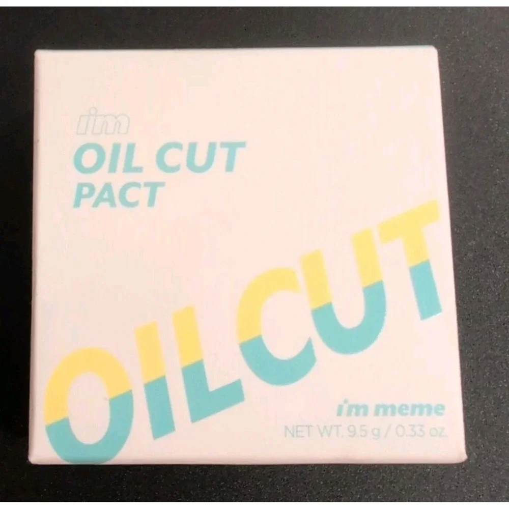 Im Meme I'm Oil Cut Pact Sebum Absorbing Pressed Setting Powder 4 Blur K-Beauty